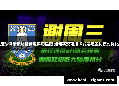 足球俱乐部财务管理实用指南 如何实现可持续发展与盈利模式优化 足球俱乐部财务管理实用指南 如何实现可持续发展与盈利模式优化